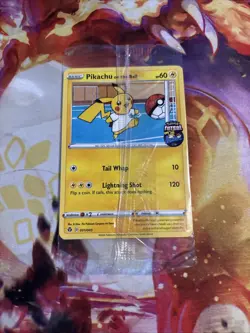 Pokemon Pikachu TCG On the Ball Promo Card 001/005 UK Exclusive, Sealed - Image 1