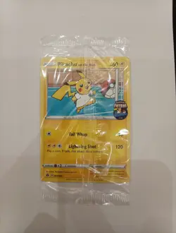 Pokemon Pikachu TCG On the Ball Promo Card 001/005 UK Exclusive, Sealed - Image 1