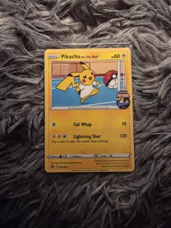 Pokemon Pikachu TCG On the Ball Promo Card 001/005 UK Exclusive, Sealed - Image 1