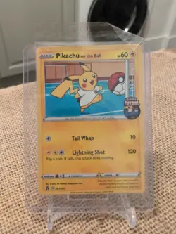Pokemon Pikachu TCG On the Ball Promo Card 001/005 UK Exclusive, Sealed - Image 1