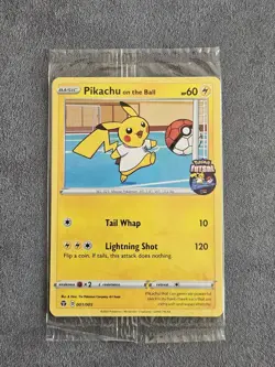 Pokemon Pikachu On the Ball Promo Card 001/005 UK Exclusive, Sealed - Image 1