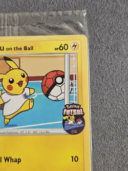 Pokemon Pikachu On the Ball Promo Card 001/005 UK Exclusive, Sealed - Image 4