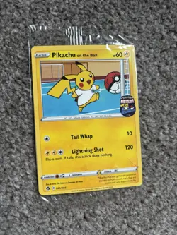 Pokemon Pikachu TCG On the Ball Promo Card 001/005 UK Exclusive, SEALED - Image 1