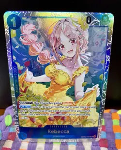 Rebecca OP15-053 Adventure on Kami’s Island OP15-EB04 SR One Piece Card NM - Image 1