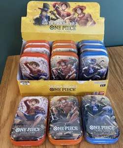One Piece Tin Pack Vol 2 Case of 12 | TS-02 OP-13 | Sealed tins Bandai see desc - Image 2