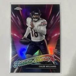2024 Topps Chrome Caleb Williams Future Stars Refractor RC #FS-1 - Image 1
