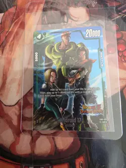 DBS Dragon Ball Fusion World FB05-077 Android 17 Dokkan Battle ALT ART Card - Image 1