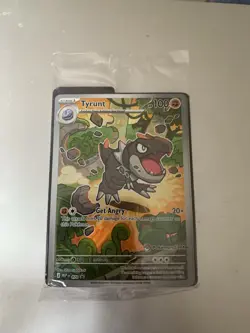 Pokemon TCG Tyrunt Pokemon Center Black Star Promo Sealed Perfect Order 070 - Image 1