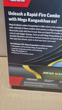 Pokemon TCG - Mega Kangaskhan ex Box 2025 4 Booster Packs Brand New And Sealed - Image 3