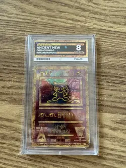 Pokemon TCG Ancient Mew Cosmos Holo 2000 Promo Pokemon Movie Graded NM-MT ACE 8 - Image 1