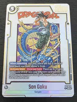 FB07-104 Dragon Ball Fusion World Son Goku 40th Anniversary Top 8 Manga Promo - Image 2