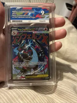 Pokemon TCG Mega Charizard X ex Black Star Promo 023 Ace Mint 9 - Image 1