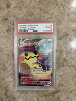 Pokemon Mimikyu VMAX Trainer Gallery TG17/TG30 Brilliant Stars PSA 10 - Image 1