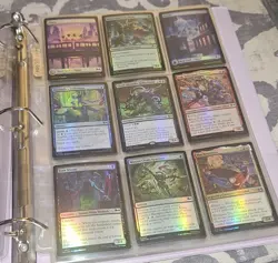 (MINT) 500 Card Lot Holos/Showcase/Borderless TMNT Magic: The Gathering/DECK BOX - Image 4