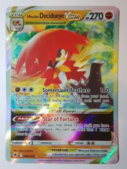 Hisuian Decidueye VSTAR Astral Radiance 084 Pokemon card - Image 1