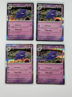 4x Gengar 094/165 Holo Pokemon 151 Set Lot Near Mint Pack Fresh Cards - Image 1