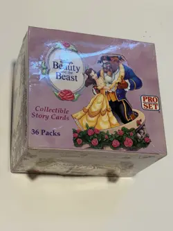 Disney Pro Set Beauty and the Beast Sealed Trading Card Box Belle Beast - Image 1