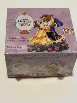 Disney Pro Set Beauty and the Beast Sealed Trading Card Box Belle Beast - Image 2