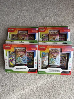 Pokemon TCG First Partner Illustration Collection - Series 1 - 4x Sealed - Image 1