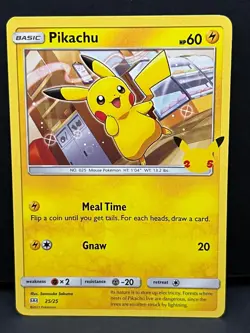 Pikachu 025/025 Promo McDonald's 25th Anniversary Promos Pokemon Near Mint - Image 1
