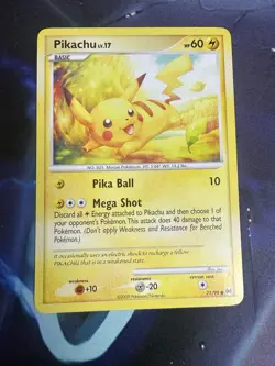 Pikachu 71/99 LP Common Arceus 2009 Pokemon TCG - Image 1