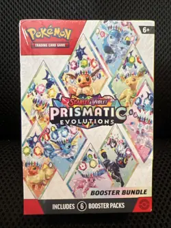 Pokemon TCG Scarlet & Violet Prismatic Evolutions Booster Bundle New Sealed - Image 1