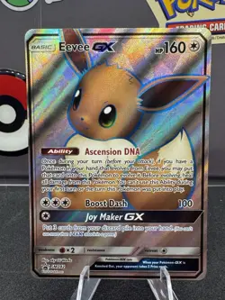 Pokemon TCG Eevee GX SM242 Full Art Black Star Promo - Image 1