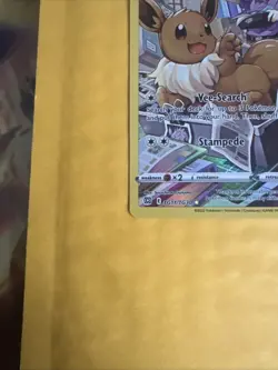 Pokemon Eevee TG11/TG30 Ultra Rare Holo 70 HP Brilliant Stars Trainer Gallery - Image 2