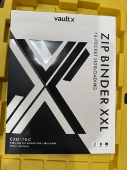VaultX SV10.5 XXL Binder 16 Pocket Pokemon Black Bolt & White Flare - BRAND NEW - Image 1