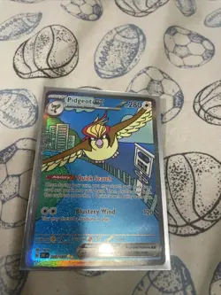 Pokemon TCG Pidgeot ex SV03: Obsidian Flames 225/197 Holo Special... - Image 4