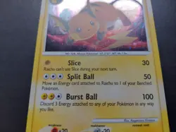 Pokemon - Raichu 8/100 Rare Holo Diamond & Pearl Stormfront w swirl - Image 5