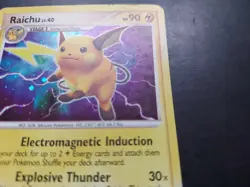 Pokemon - Raichu 15/123 Rare Holo Diamond & Pearl Mysterious Treasures - Image 5