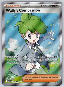 Wally's Compassion 176/132 Mega Evolution NM Pokemon Ultra Rare - Image 1