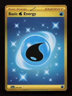 Basic Water Energy 279/193 Hyper Rare Paldea Evolved Pokemon Near Mint - Image 1