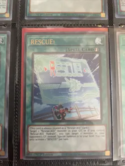 Yugioh RESCUE! AMDE-EN009 1st Edition Ultra Rare Near Mint - Image 1