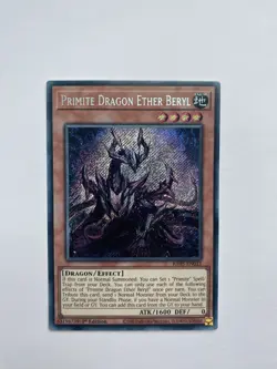 Yu-Gi-Oh! Primite Dragon Ether Beryl 1st Ed RA05-EN033 Secret Rare Near Mint - Image 1