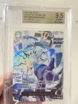 2025 One Piece OP12 Boeuf Burst Alternate Art #060 BGS 9.5, same as PSA 10 - Image 2