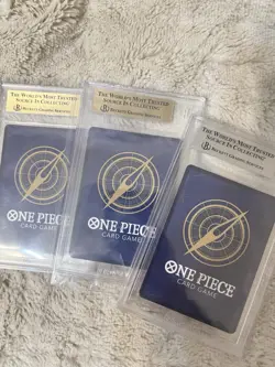 One Piece Treasure Booster Promo Monkey D. Luffy Bgs 9.5 (x2) Bgs 8 (As Picture) - Image 4