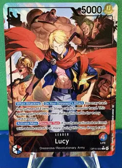 Lucy (Alt Art) OP15-002 - One Piece Adventure on Kami’s Island - Near Mint - Image 1