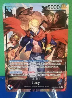 Lucy (Alt Art) OP15-002 - One Piece Adventure on Kami’s Island - Near Mint - Image 4