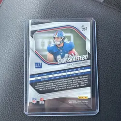 2025 Panini Prizm Cam Skattebo Base RC ROOKIE #363 Giants - Image 2