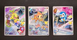 Pokemon Card Promo Starter Turtwig 040 Chimchar 041 Piplup 042 30th Anniversario - Image 1