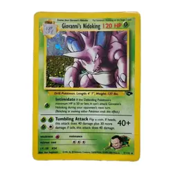 *HH* Giovanni's Nidoking 7/132 Gym Challenge Card Pokemon Holo ENG Pokemon Cards - Image 1