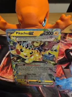 Pikachu ex 057/191 Surging Sparks Double Rare Pokemon Card - Image 1