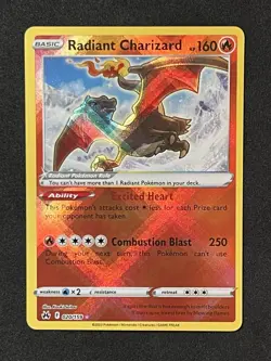 Pokemon TCG Radiant Charizard Crown Zenith 020/159 🔥 - Image 1