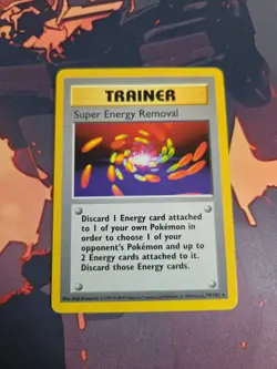 Pokemon Vintage Shadowless Super Energy Removal 79/102 Base Set WotC 1999 MP - Image 1