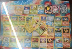 POKEMON FIRE COLLECTION! THE BUBBLE MEW IS NOT INCUDED. VINTAGE HOLOS! LOOK ATME - Image 3