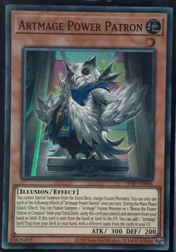 Yu-Gi-Oh! TCG Artmage Power Patron OP30-EN006 Super Rare Near Mint - Image 1