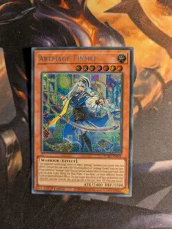 Yu-Gi-Oh! Artmage Finmel DUAD-EN009 Secret Rare 1st Edition NM - Image 1