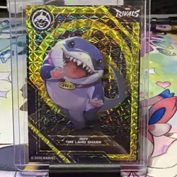 2026 Cardfun Marvel Rivals Eternal Glory Jeff The Land Shark MR-AZ-31#/150 Gold - Image 1